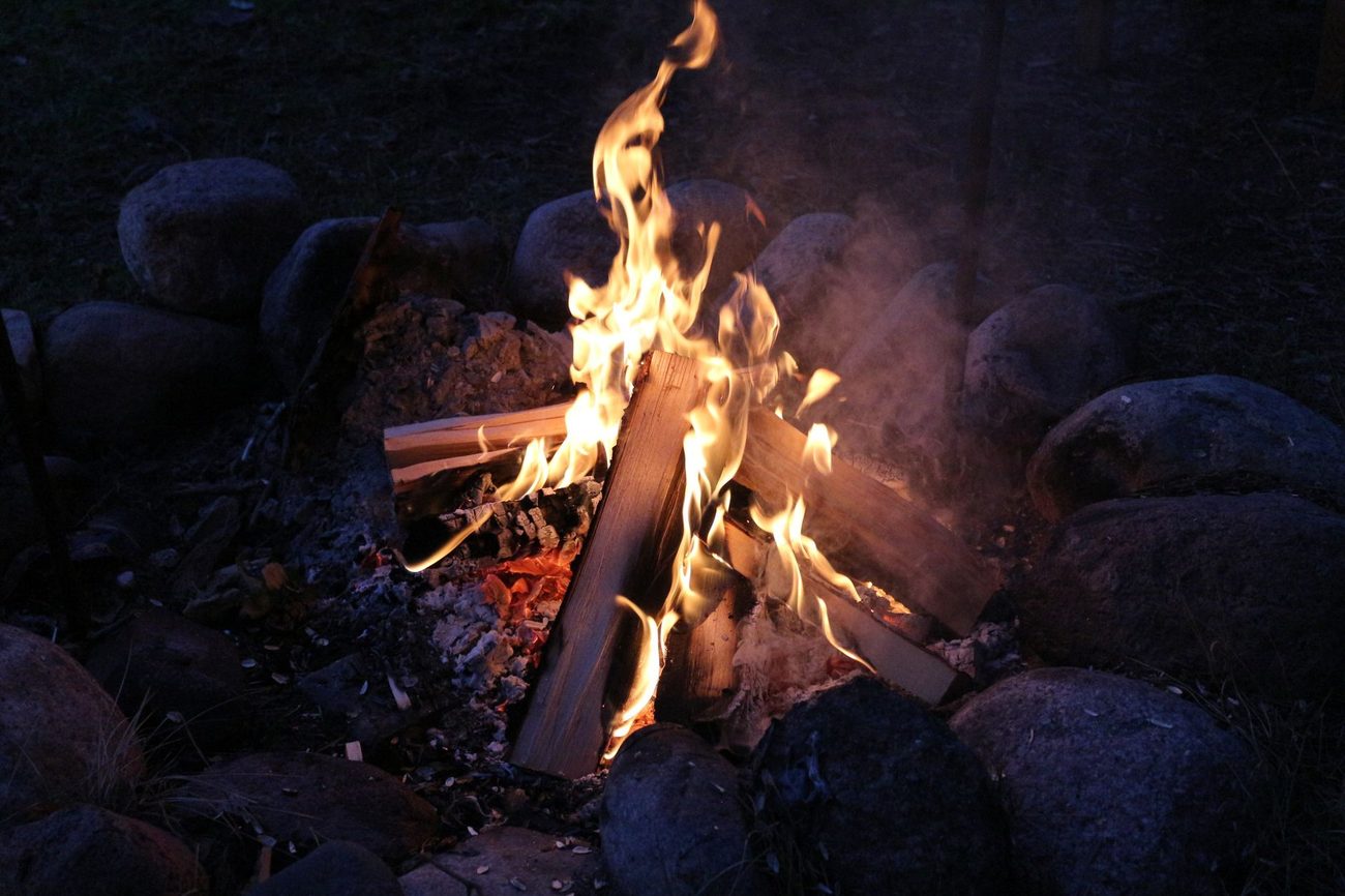 Camping at Carolina Beach State Park in October
