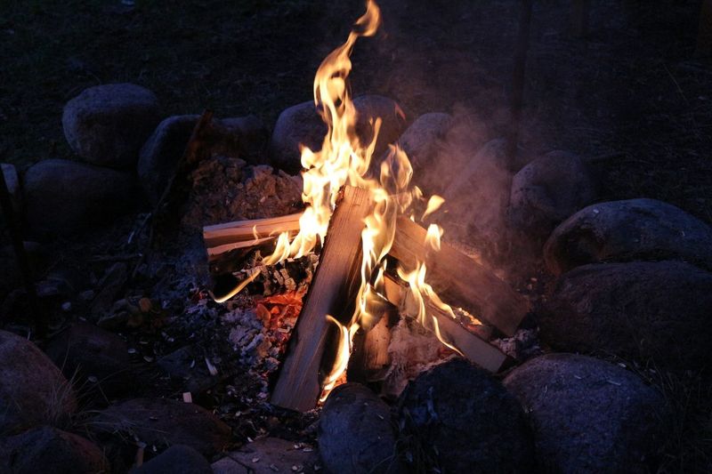 Camping at Carolina Beach State Park in October